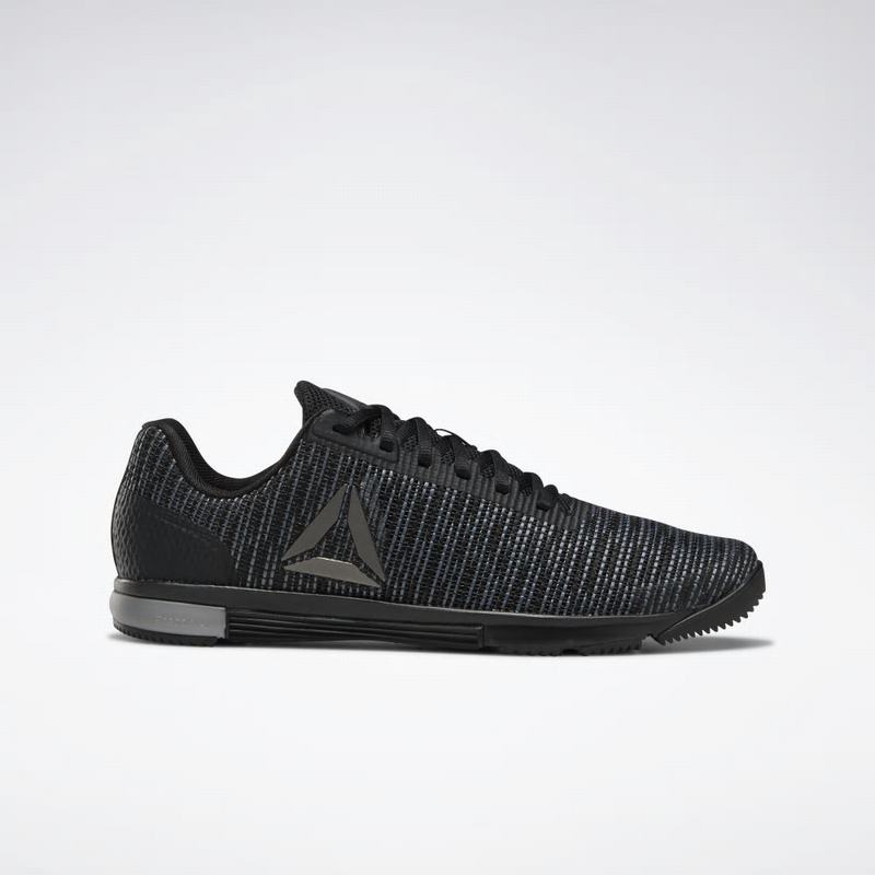 Adidasi Training Reebok Speed Tr Flexweave Barbati Negrii/Gri Inchis Romania TM7473ZQ